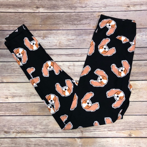 LuLaRoe King Charles Spaniel OS Leggings